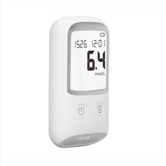 طقم مراقبة مستوى السكر في الدم - شاشة LCD، 25 شريط اختبار و25 إبرة مشرط متضمنة