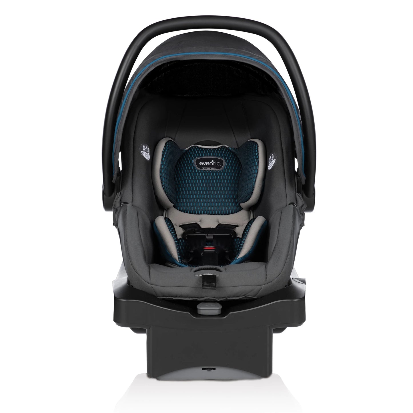 Litemax DLX Infant Car Seat with Freeflow Fabric and Safezone Load Leg Base (Olympus Black)