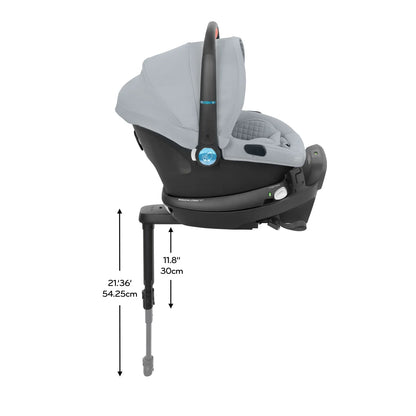 Revolve180 Litemax NXT Rotational Infant Car Seat with Sensorysoothe and with Accessory Load Leg (Quartz)