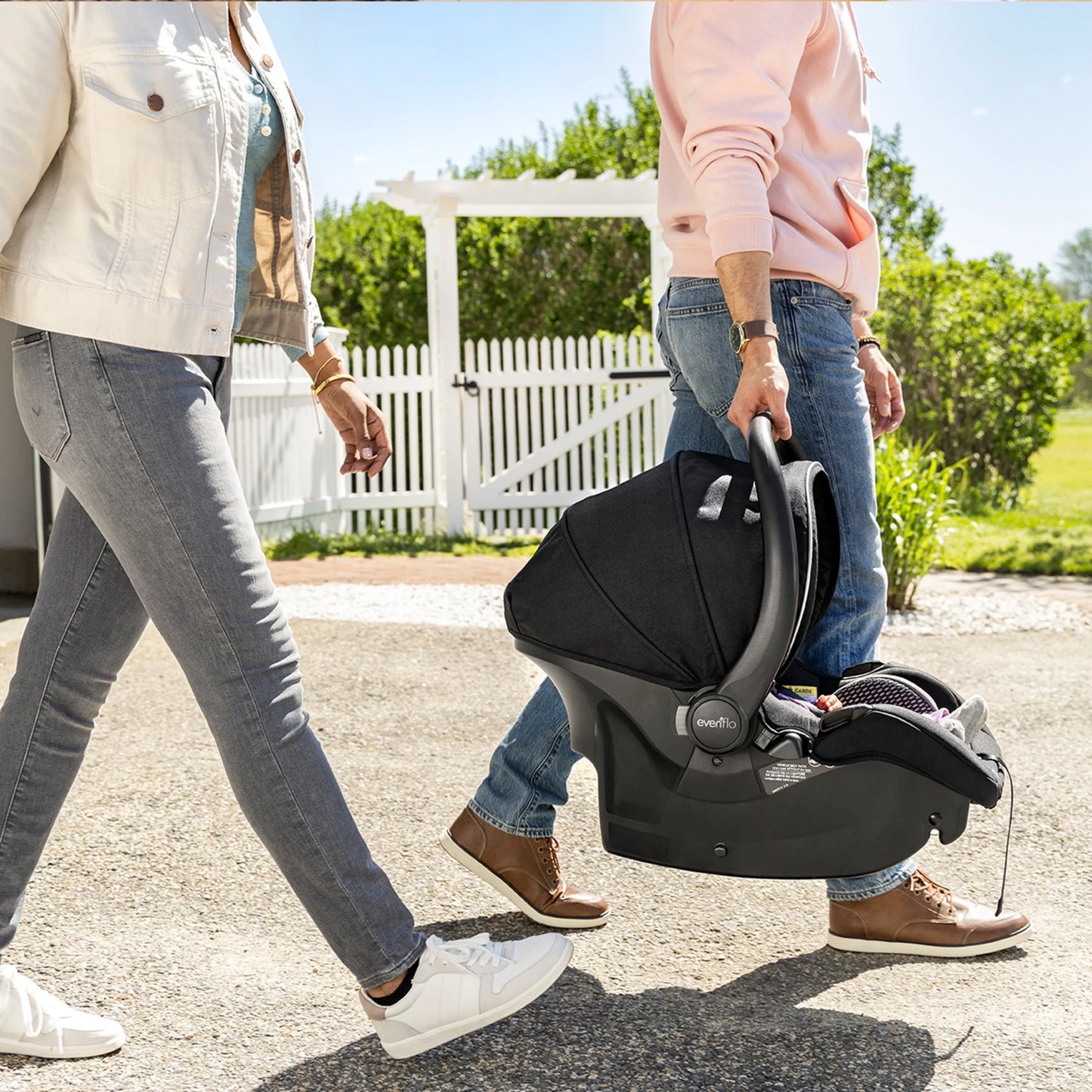 Litemax DLX Infant Car Seat with Freeflow Fabric and Safezone Load Leg Base (Olympus Black)