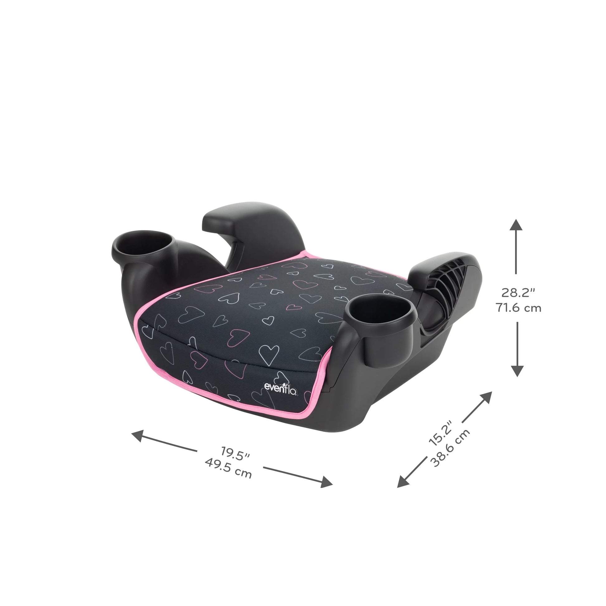 Gotime No Back Booster Car Seat (Amore Pink)