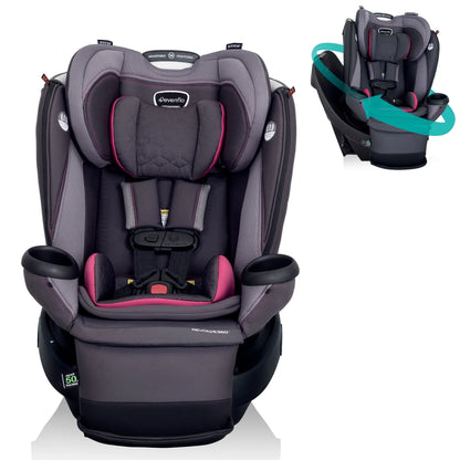 Revolve360 Extend All-In-One Rotational Car Seat with Quick Clean Cover (Rockland Green)