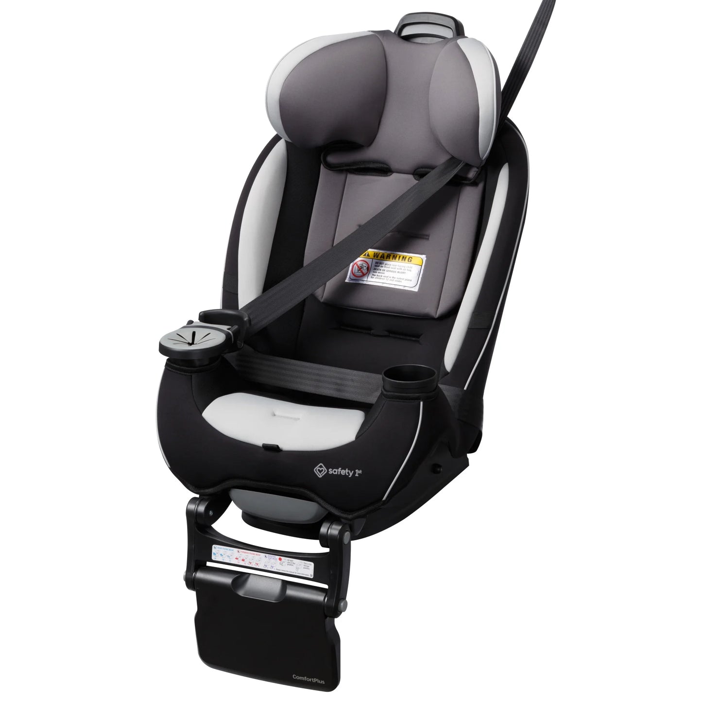 Grow and Go Extend N Ride LX All in One Convertible Infant & Toddler Car Seat, Black Pepper