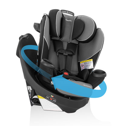Revolve360 Extend All-In-One Rotating Car Seat with Quick Clean Cover (Rockland Green)