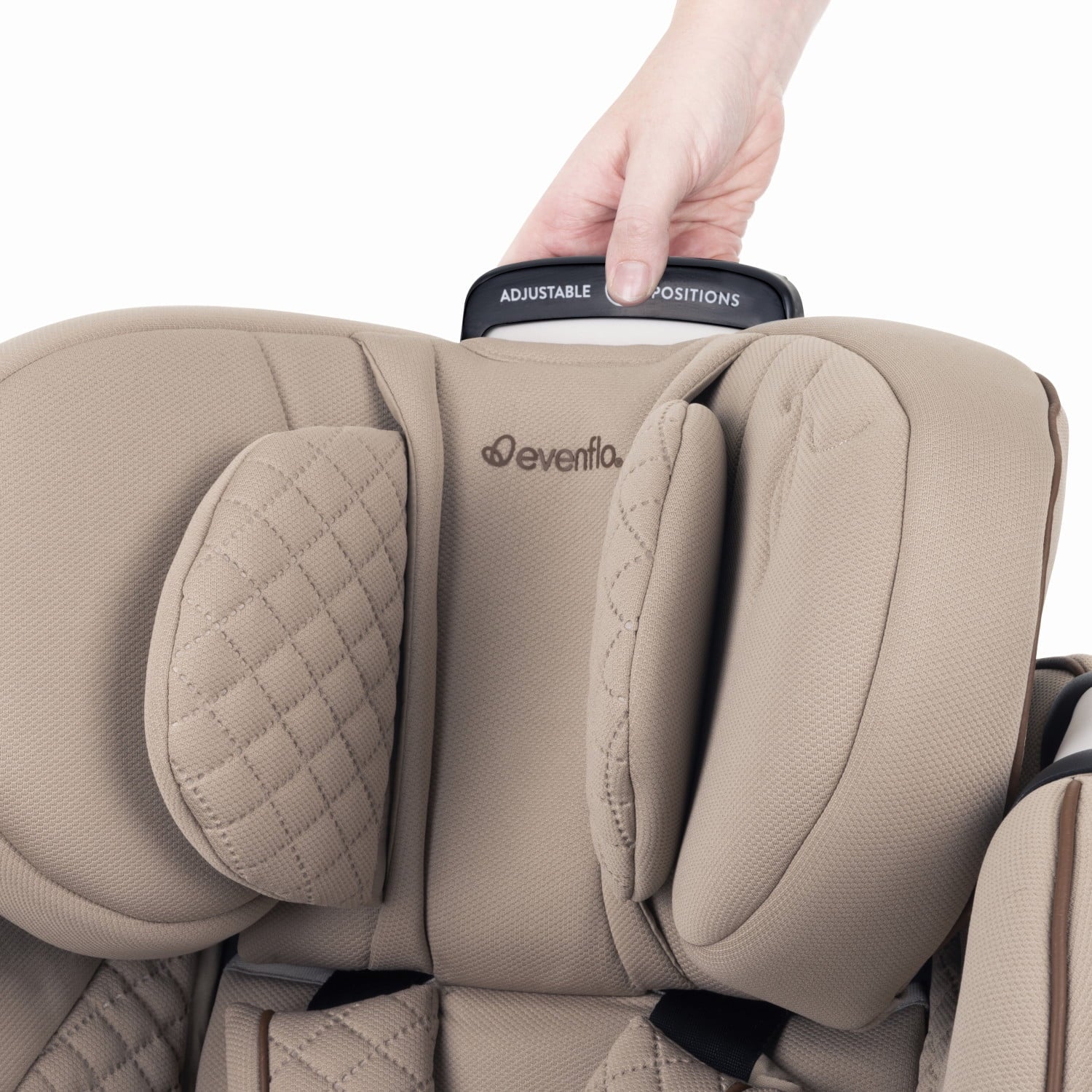 Revolve360 Extend All-In-One Rotational Car Seat with Green & Gentle Fabric (Travertine)