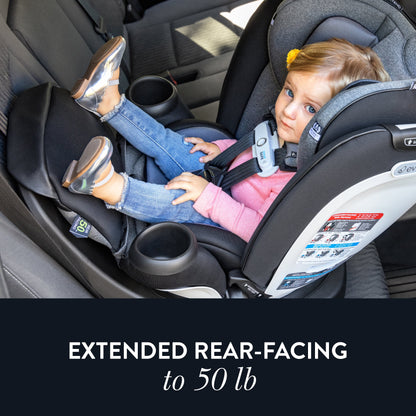 Gold Revolve360 Extend All-In-One Rotational Car Seat with Sensorsafe (Onyx Black)