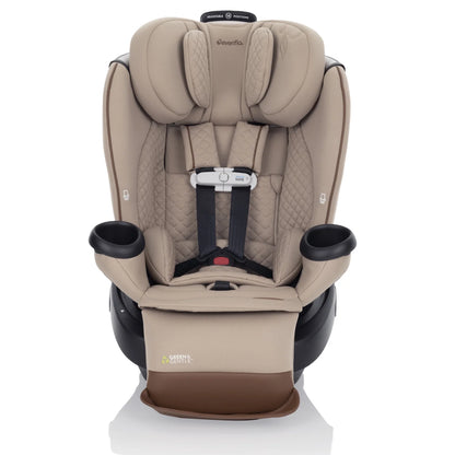 Revolve360 Extend All-In-One Rotational Car Seat with Green & Gentle Fabric (Travertine)