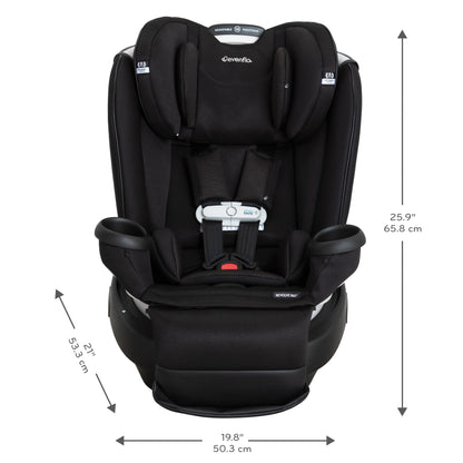 Gold Revolve360 Extend All-In-One Rotational Car Seat with Sensorsafe (Onyx Black)