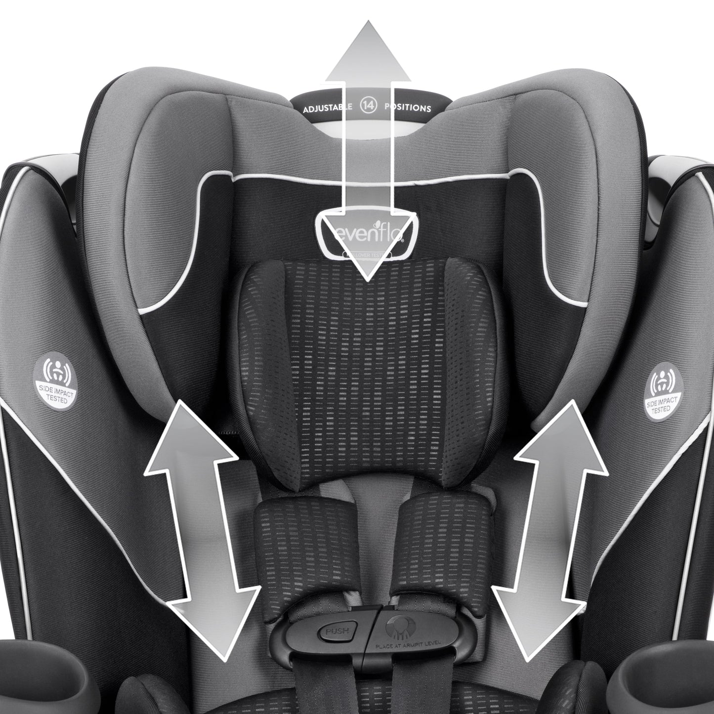 Revolve360 Rotational All-In-One Car Seat (Amherst Gray)