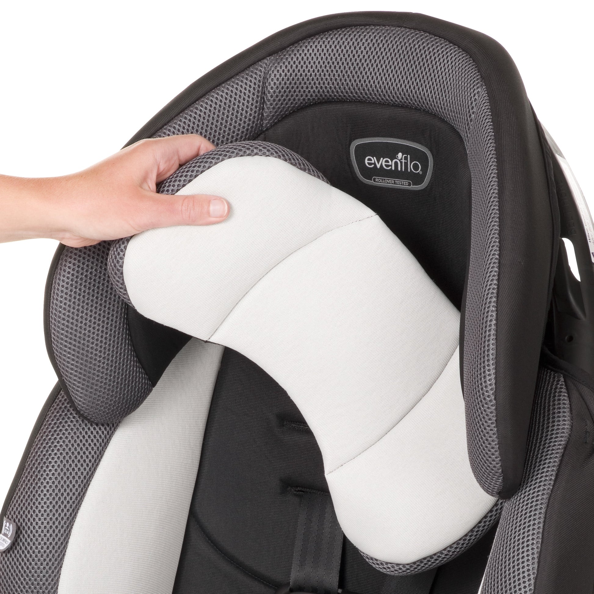 Chase plus 2-In-1 Booster Toddler Car Seat (Huron Black)