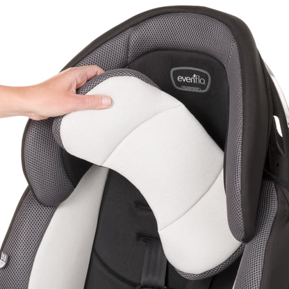 Chase plus 2-In-1 Booster Toddler Car Seat (Huron Black)