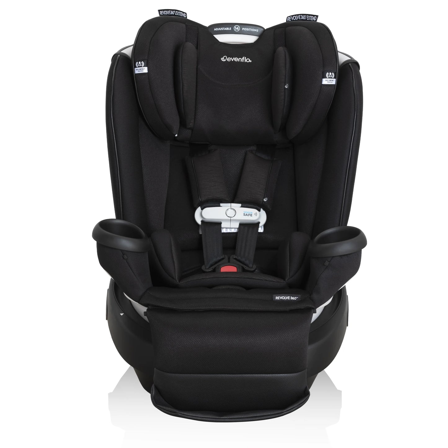 Gold Revolve360 Extend All-In-One Rotational Car Seat with Sensorsafe (Onyx Black)