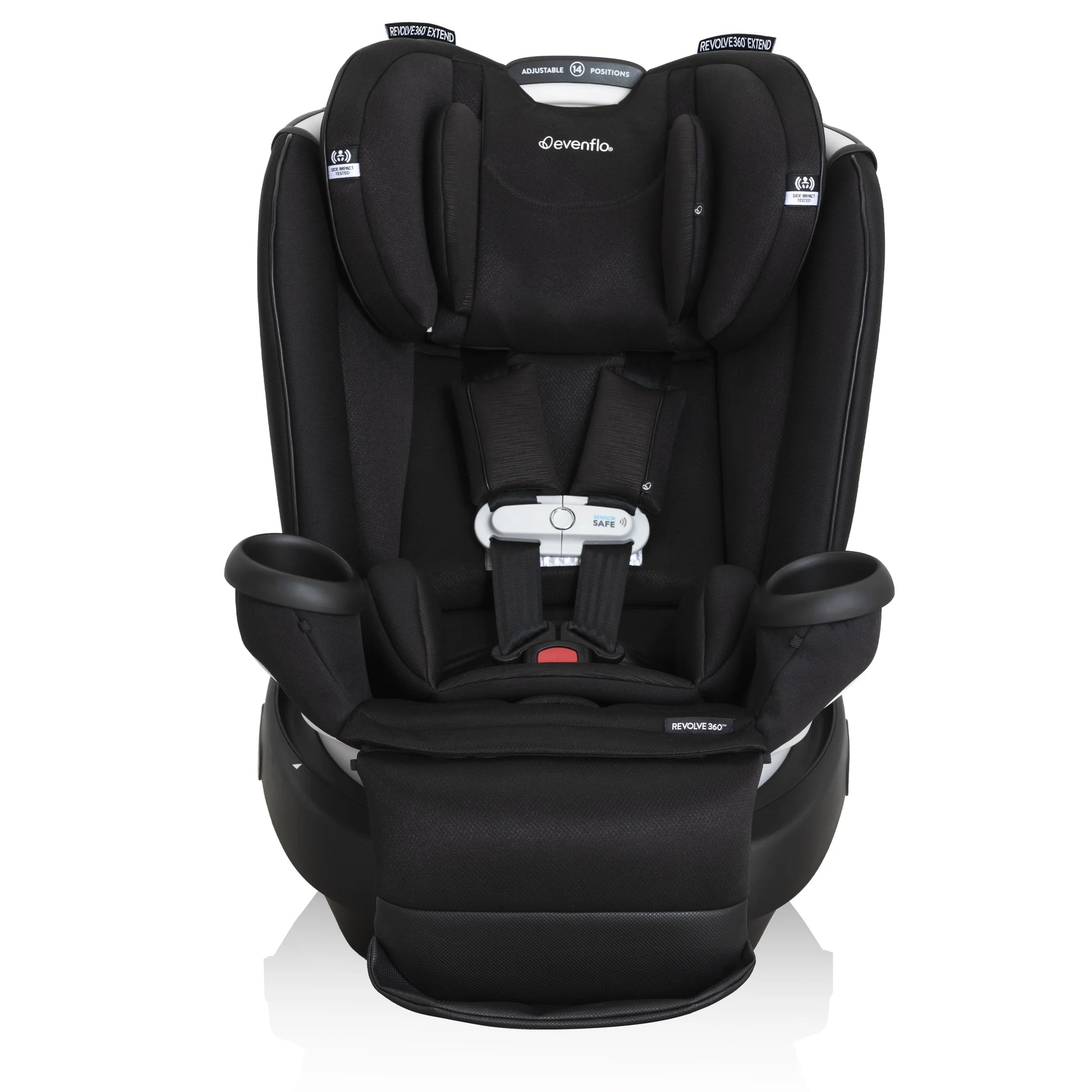 Gold Revolve360 Extend All-In-One Rotational Car Seat with Sensorsafe (Onyx Black)