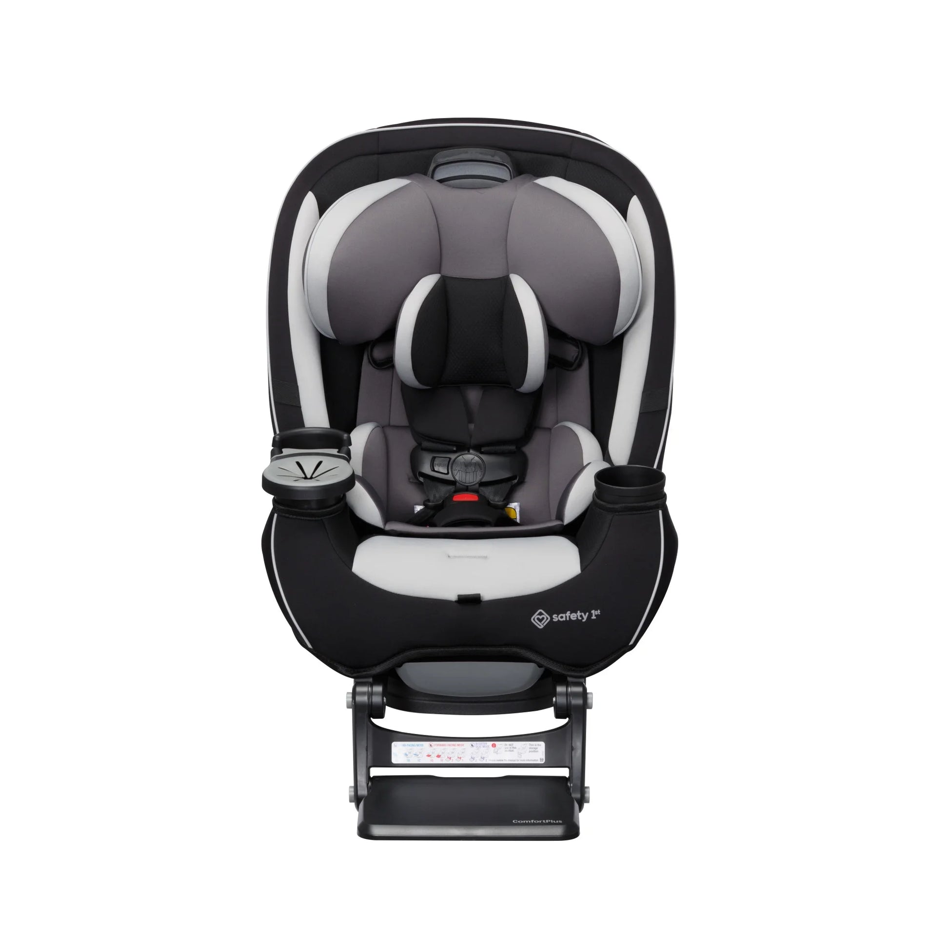 Grow and Go Extend N Ride LX All in One Convertible Infant & Toddler Car Seat, Black Pepper