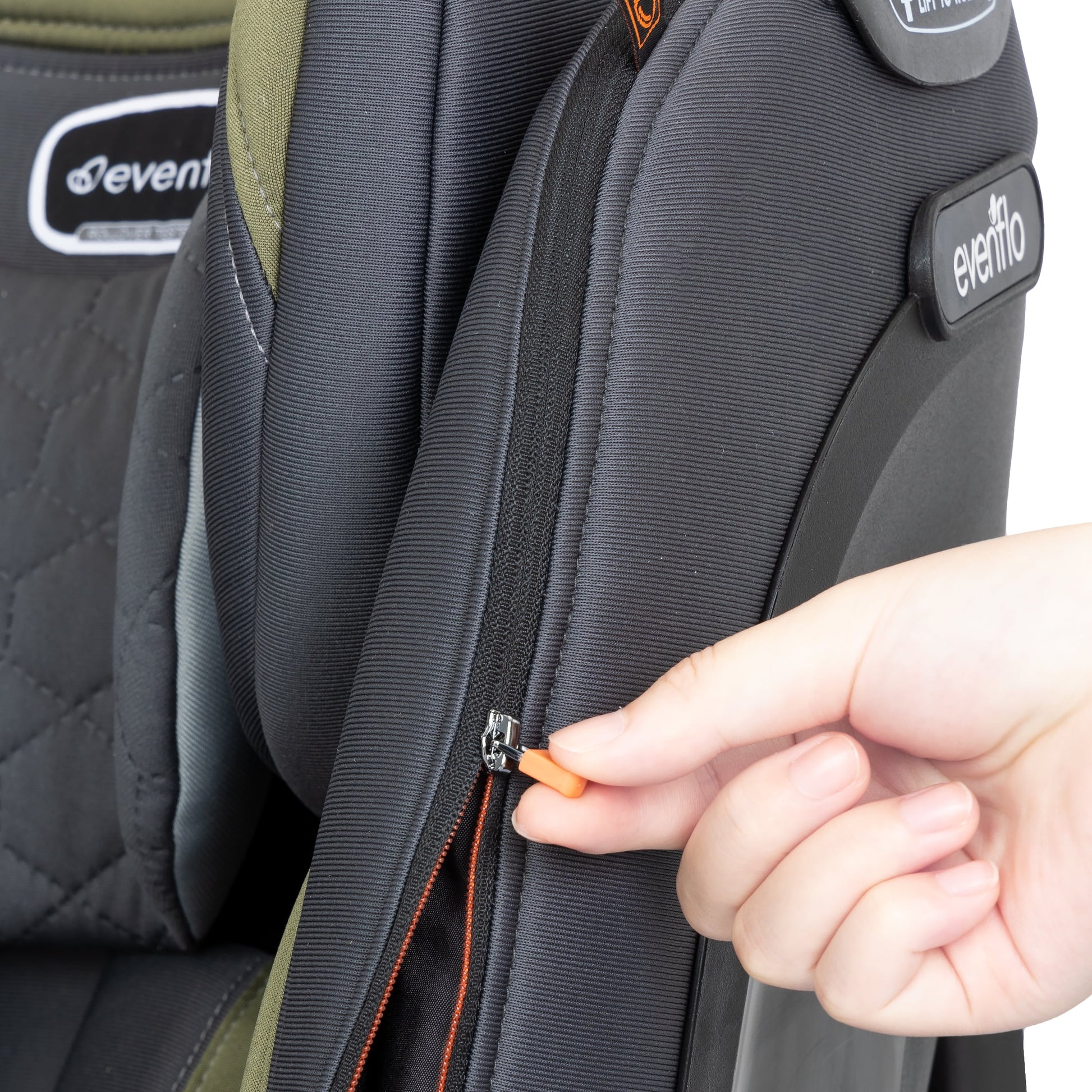 Revolve360 Extend All-In-One Rotational Car Seat with Quick Clean Cover (Rockland Green)