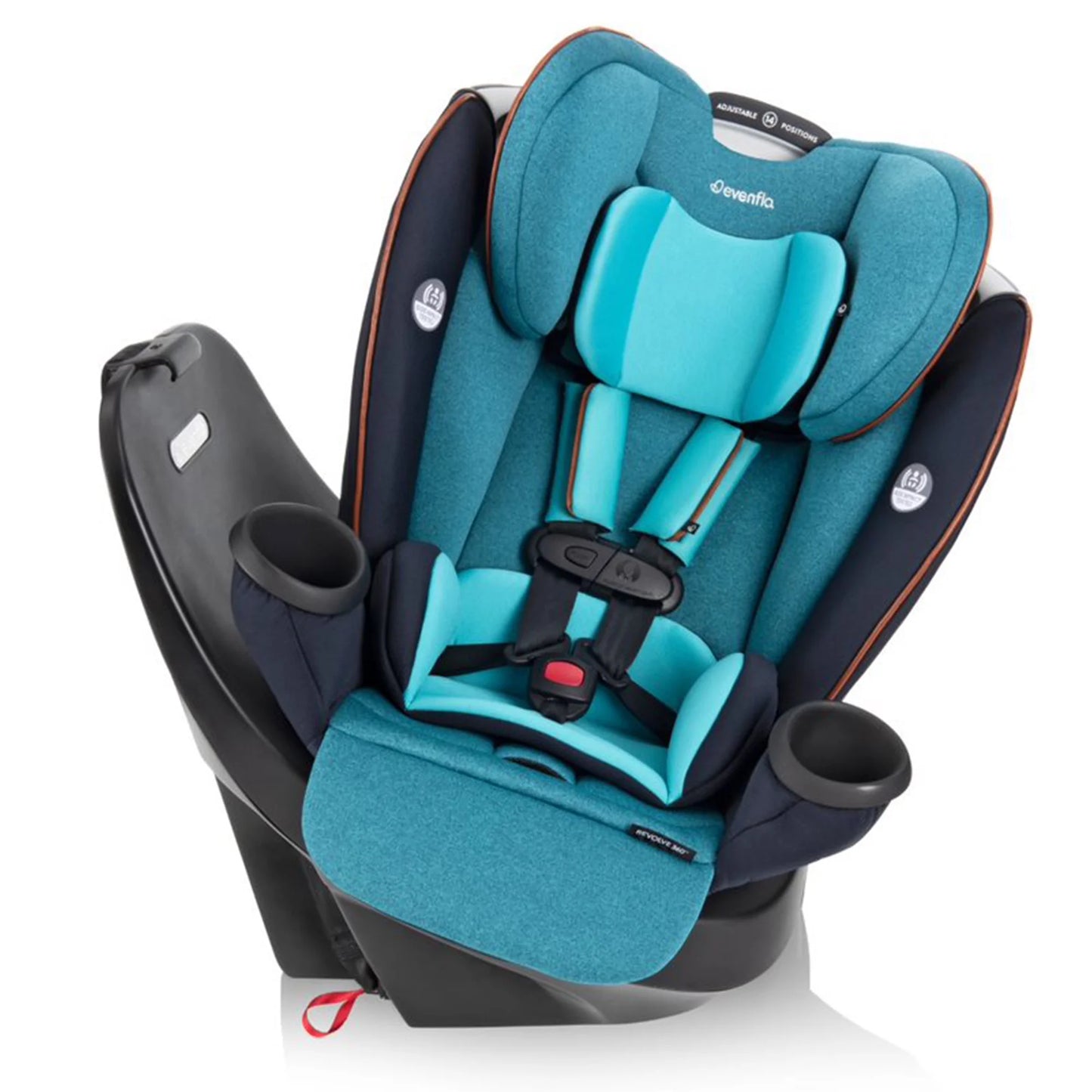 Revolve360 Rotational All-In-One Convertible Baby Car Seat (Sapphire Blue)