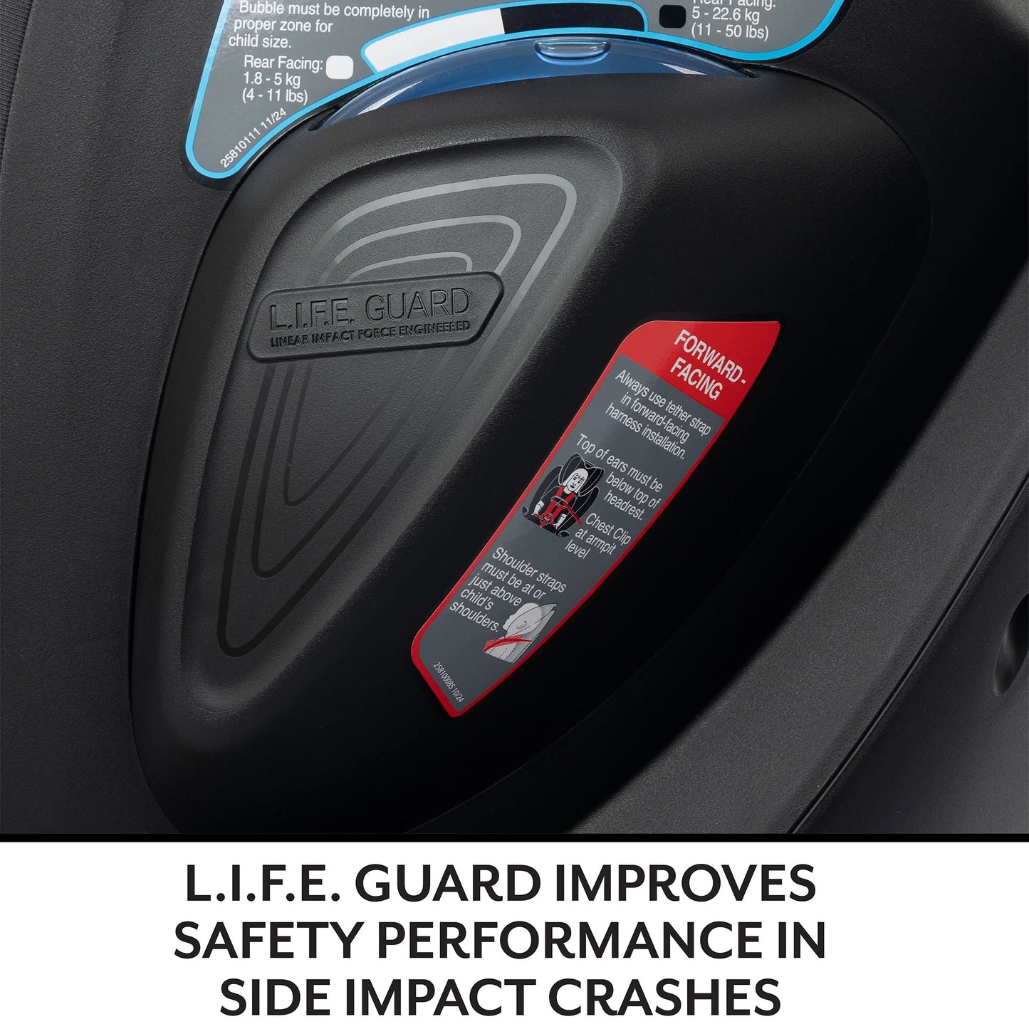 Revolve360 Slim 2-In-1 Rotating Car Seat, Cambridge, Black/Gray