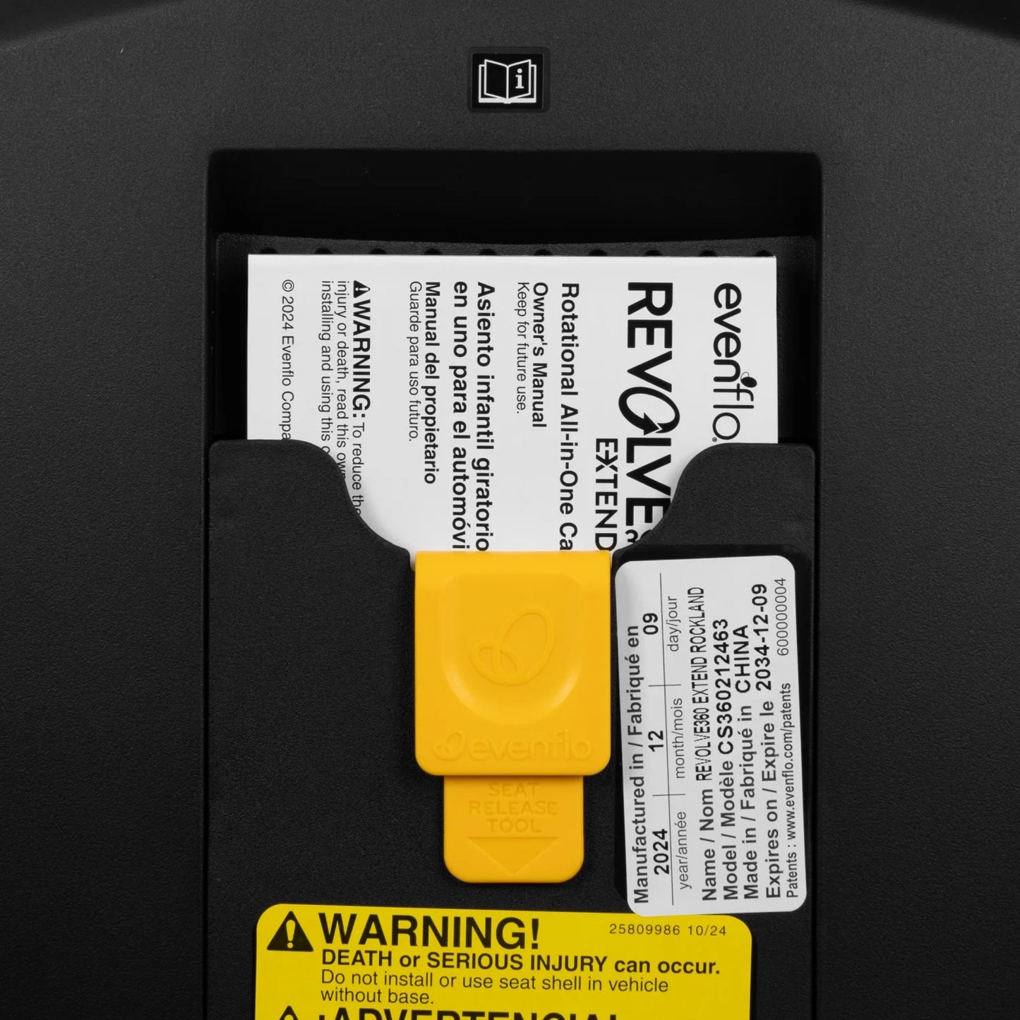 Gold Revolve360 Extend All-In-One Rotational Car Seat with Sensorsafe (Sapphire)