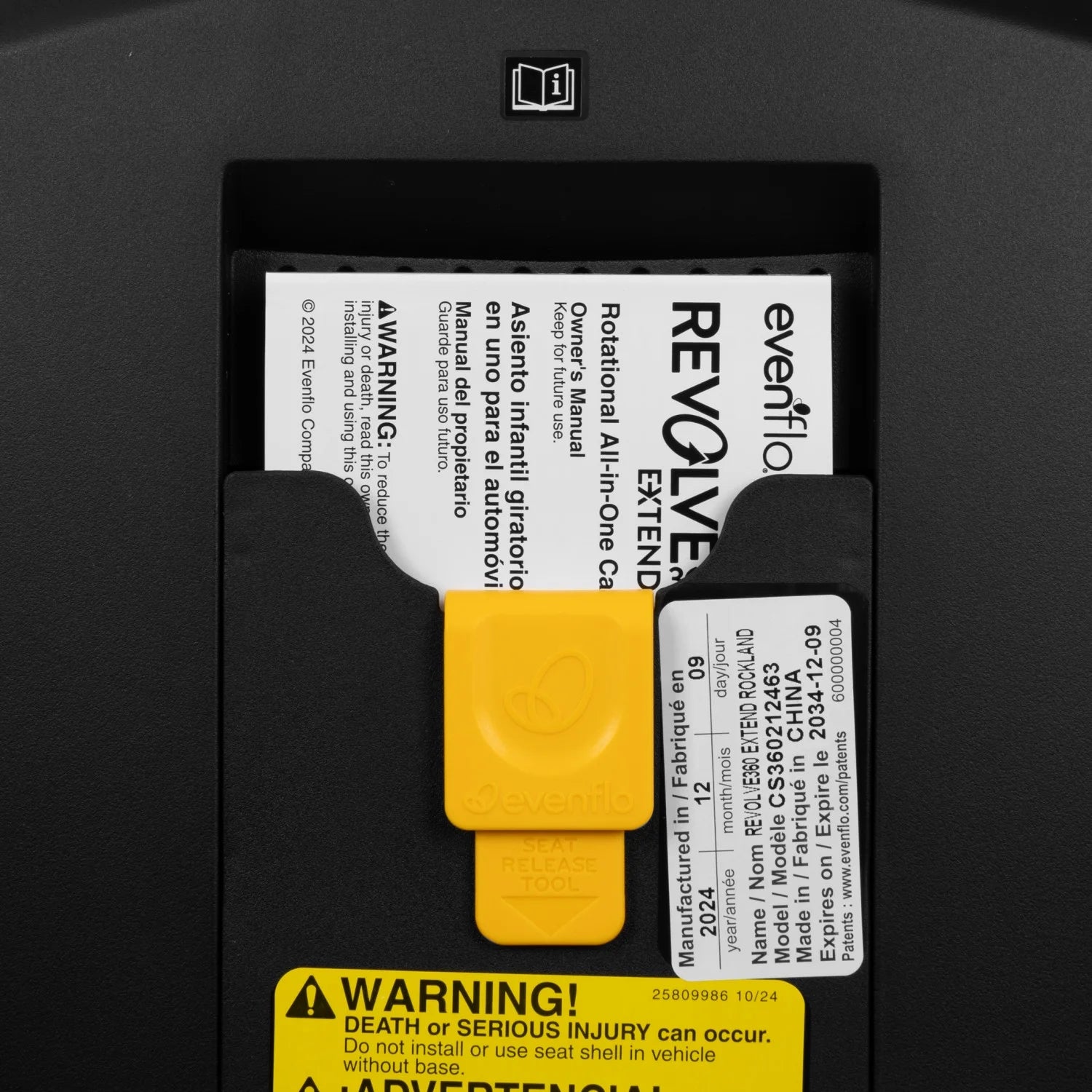 Gold Revolve360 Extend All-In-One Rotational Car Seat with Sensorsafe (Sapphire)