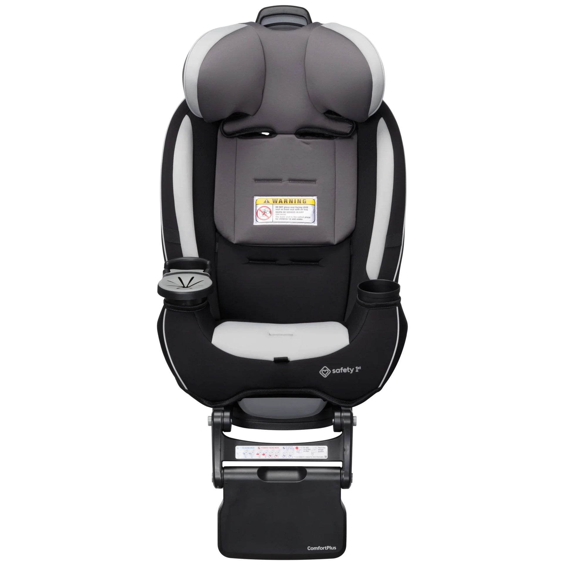 Grow and Go Extend N Ride LX All in One Convertible Infant & Toddler Car Seat, Black Pepper