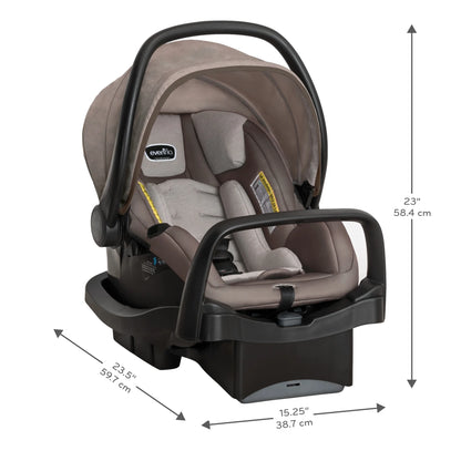 Pivot Modular Travel System with Litemax Preemie and Infant Car Seat (Desert Tan)