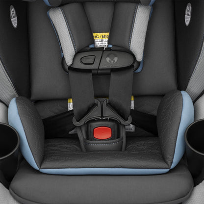 Revolve360 Slim 2-In-1 Rotational Car Seat with Quick Clean Cover (Stow Blue)