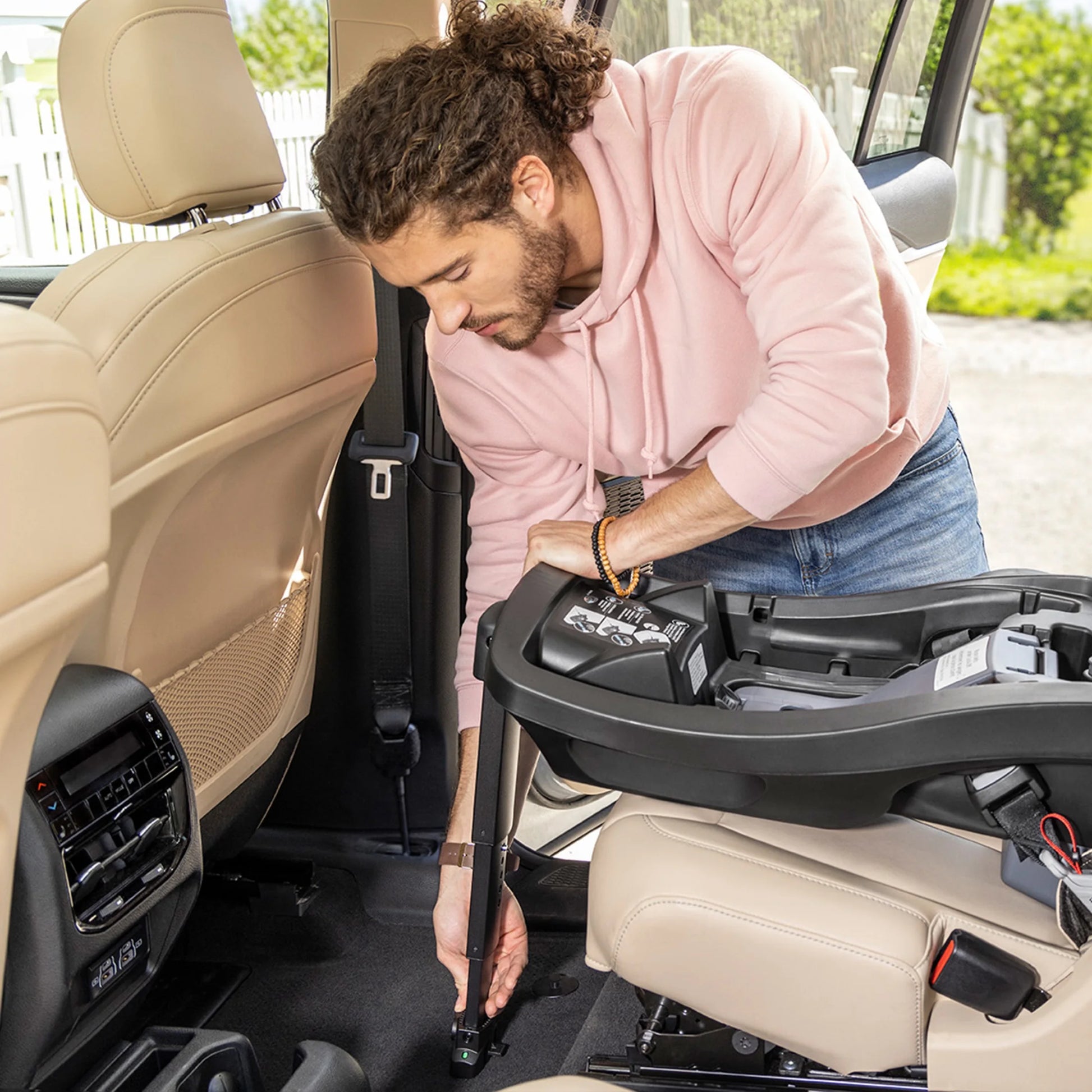 Litemax DLX Infant Car Seat with Freeflow Fabric and Safezone Load Leg Base (Olympus Black)