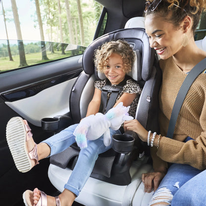 Chase plus 2-In-1 Booster Toddler Car Seat (Huron Black)