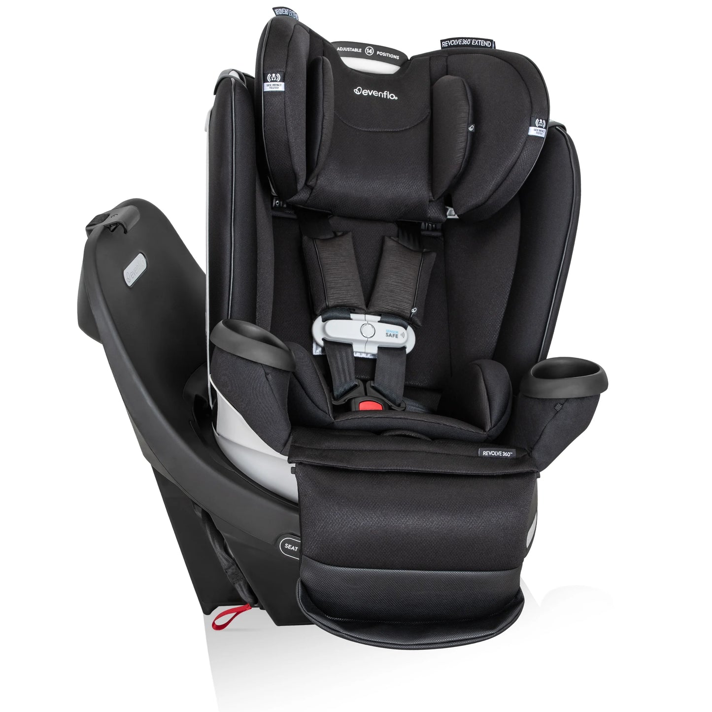 Gold Revolve360 Extend All-In-One Rotational Car Seat with Sensorsafe (Onyx Black)