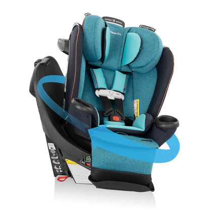 Gold Revolve360 Extend All-In-One Rotational Car Seat with Sensorsafe (Sapphire)