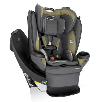 Revolve360 Extend All-In-One Rotational Car Seat with Quick Clean Cover (Rockland Green)