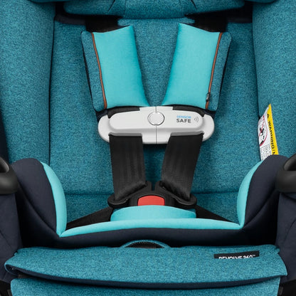Gold Revolve360 Extend All-In-One Rotational Car Seat with Sensorsafe (Sapphire)