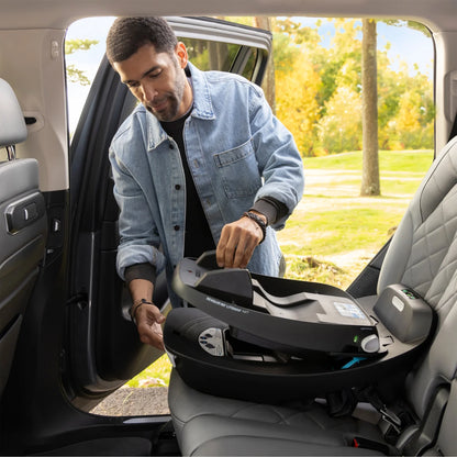 Revolve180 Litemax NXT Rotational Infant Car Seat with Sensorysoothe and with Accessory Load Leg (Quartz)