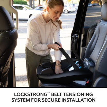 Litemax NXT Rear-Facing Lightweight Preemie and Infant Car Seat 3-30Lbs with Sensorysoothe. Easy Install with Base (Agate)