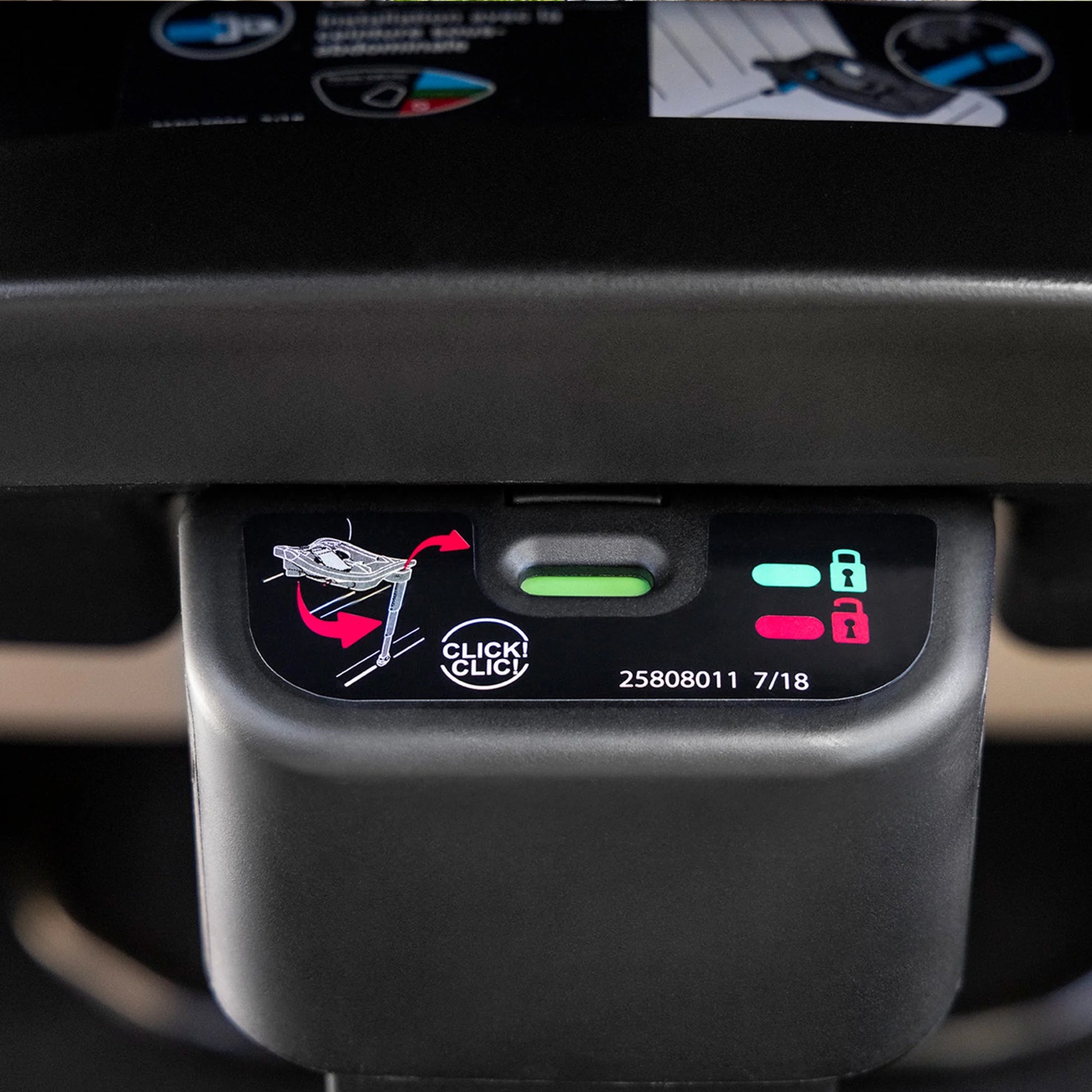 Litemax DLX Infant Car Seat with Freeflow Fabric and Safezone Load Leg Base (Olympus Black)