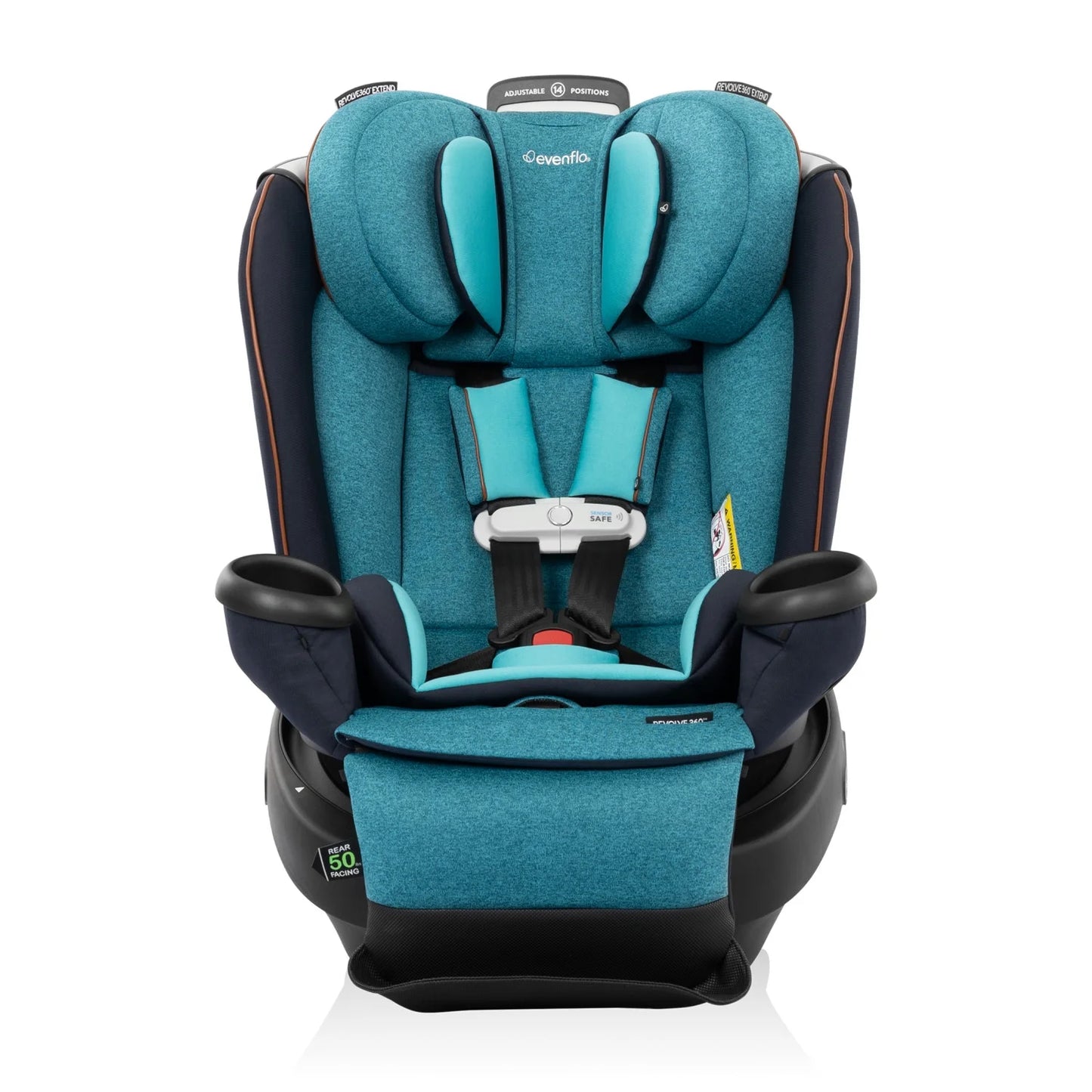 Gold Revolve360 Extend All-In-One Rotational Car Seat with Sensorsafe (Sapphire)