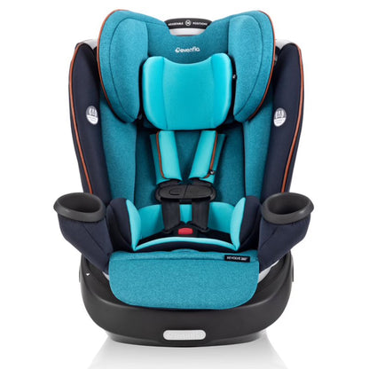 Revolve360 Rotational All-In-One Convertible Baby Car Seat (Sapphire Blue)