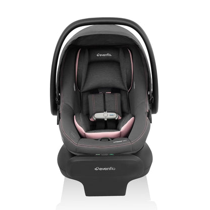 Litemax NXT Rear-Facing Lightweight Preemie and Infant Car Seat 3-30Lbs with Sensorysoothe. Easy Install with Base (Agate)