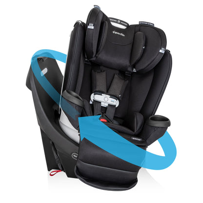 Gold Revolve360 Extend All-In-One Rotational Car Seat with Sensorsafe (Onyx Black)