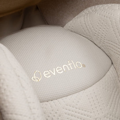 Shyft Dualride Infant Car Seat Stroller Combo with Green & Gentle Fabric (Champagne)