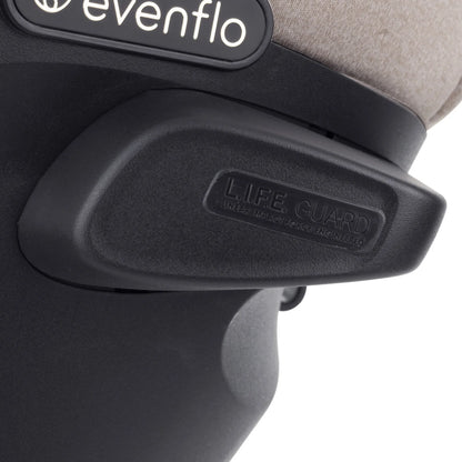 Revolve360 Extend All-In-One Rotational Car Seat with Green & Gentle Fabric (Travertine)